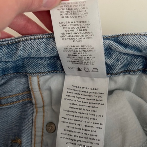 Good American Good Curve Skinny Crop Denim Jeans 00 / 24 Light Wash - Picture 7 of 7